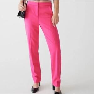 J. CREW Kate Straight-Leg Pant in Four Season Stretch Pink Begonia Sz 18 {II10}